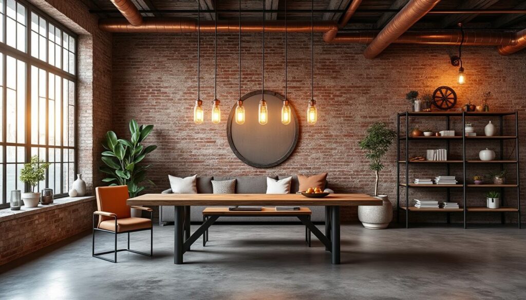 découvrez nos idées tendance pour une déco industrielle moderne et authentique, alliant métal, bois brut et accessoires vintage pour un intérieur unique.