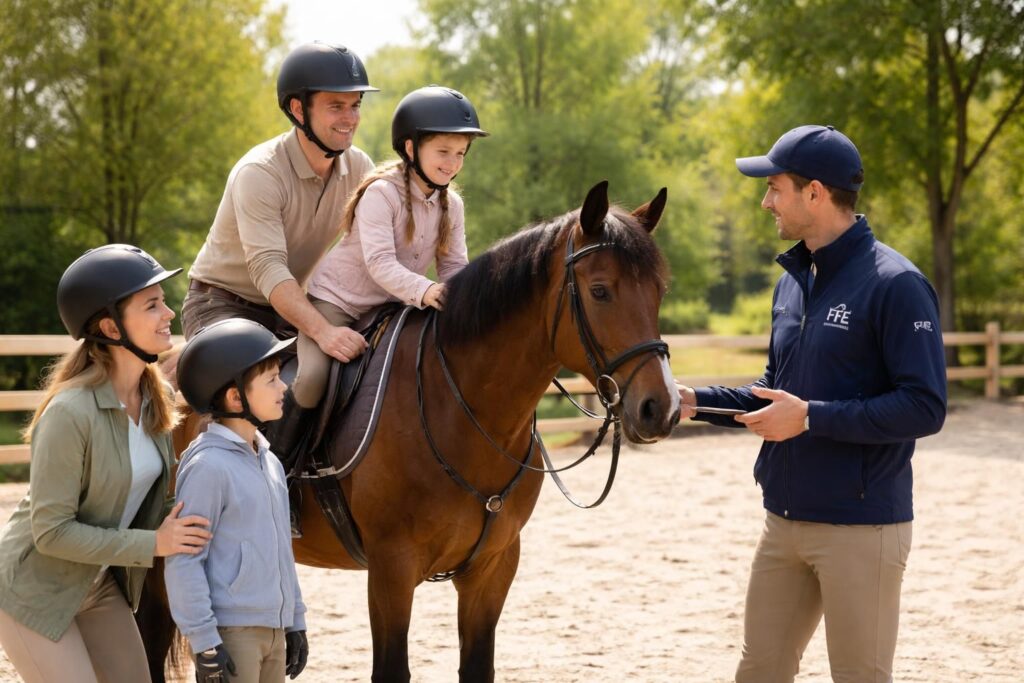 apprenez à dresser votre cheval en famille grâce aux cours de la ffe et au matériel équestre padd, spécialement conçus pour les débutants.