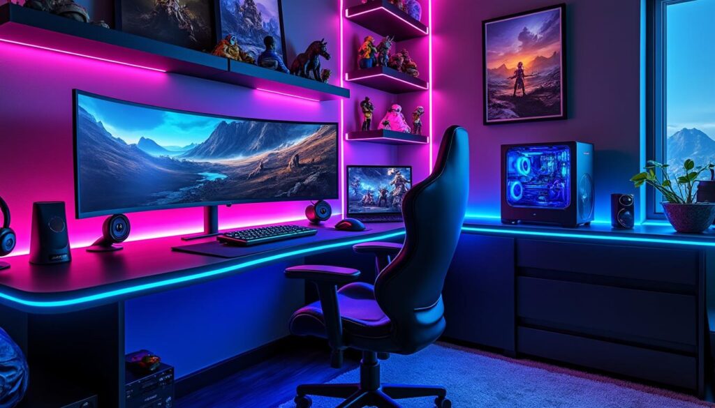 découvrez des idées originales et tendances pour décorer la chambre d’un ado gamer, alliant confort, style et espace gaming optimal.