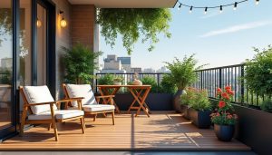 découvrez nos astuces pratiques pour aménager un petit balcon et créer un espace agréable, fonctionnel et décoratif, même avec peu de place.