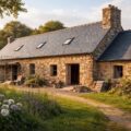 découvrez comment rénover une longère bretonne en utilisant des ardoises naturelles pour la toiture et une cheminée en granit, alliant authenticité et charme traditionnel.