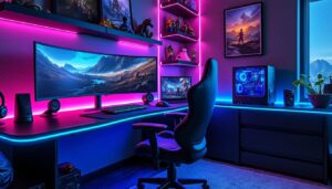 découvrez des idées originales et tendances pour décorer la chambre d’un ado gamer, alliant confort, style et espace gaming optimal.
